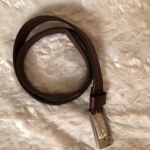 Kenneth Cole Reaction Vintage 1997 Brown Leather Belt Large